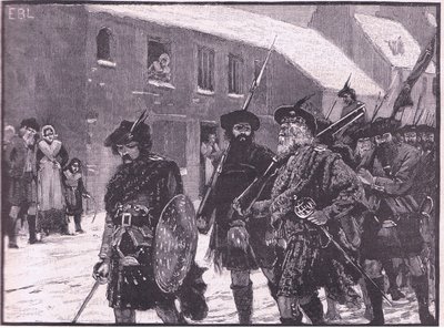 Retraite des Highlanders AD 1716 - Walter Paget