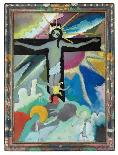 Christ crucifié - Wassily Kandinsky