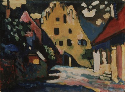 Murnau. Cour du château, 1908 - Wassily Kandinsky