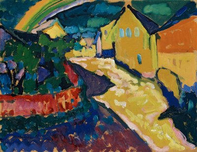 Murnau – Paysage avec arc-en-ciel - Wassily Kandinsky