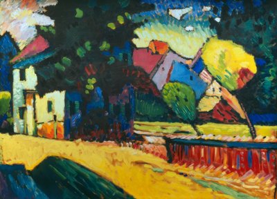 Murnau – Paysage avec maison verte - Wassily Kandinsky