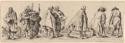 Huit mendiants - Wenceslaus Hollar