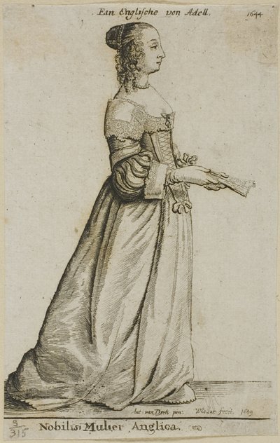 Noble anglaise - Wenceslaus Hollar