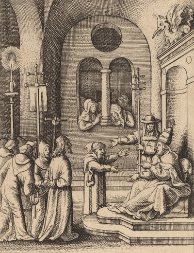 Jésus de nouveau devant Caïphe - Wenceslaus Hollar