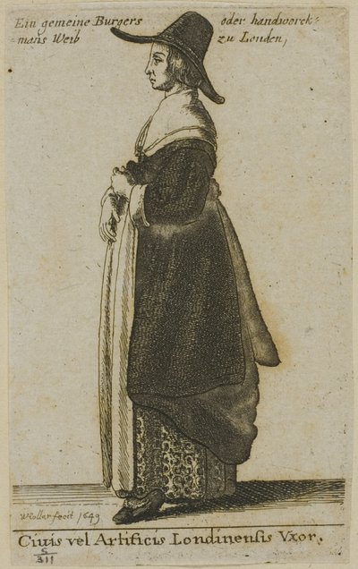 Épouse londonienne - Wenceslaus Hollar