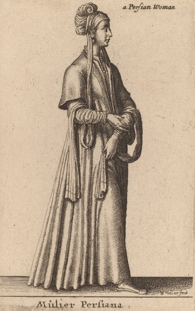 Mulier Persiana - Wenceslaus Hollar