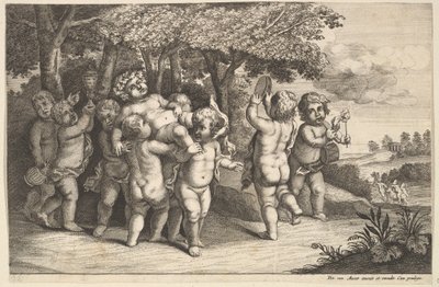 Neuf petits garçons, 1625-77 - Wenceslaus Hollar