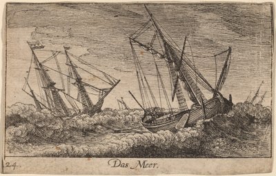 Scène de mer - Wenceslaus Hollar