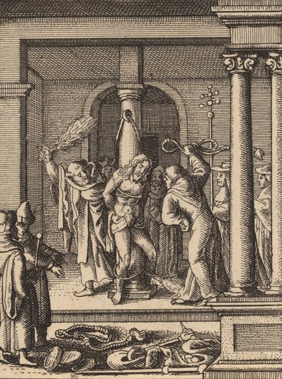 La Flagellation - Wenceslaus Hollar