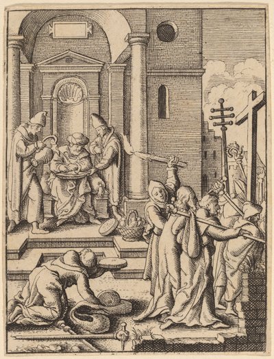 Le Lavage des Mains - Wenceslaus Hollar