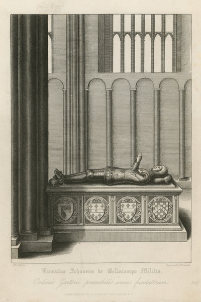 Tombe de John Beauchamp - Wenceslaus Hollar