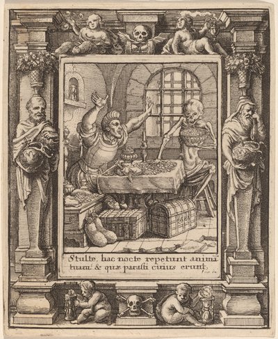 Avare - Wenceslaus Hollar after Hans Holbein the Younger after Abraham van Diepenbeeck