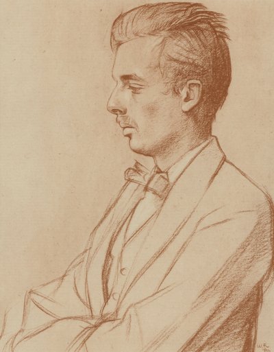 Aldous Huxley (lithographie) - William (after) Rothenstein