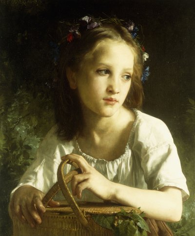 La Petite Ophélie - William Adolphe Bouguereau