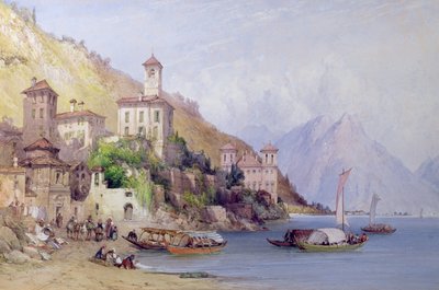 Gravedona, lac de Côme, 1895 - William Callow