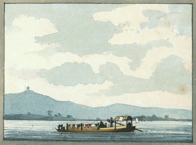 Bateau fluvial chinois - William Ffarington