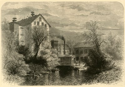 Moulins sur la rivière Blackstone, 1872 - William Hamilton Gibson