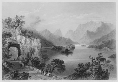 Lac supérieur, Killarney (gravure) - William Henry (after) Bartlett