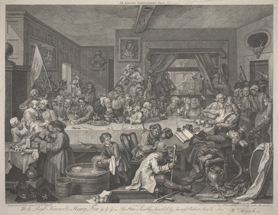 Un divertissement électoral - William Hogarth