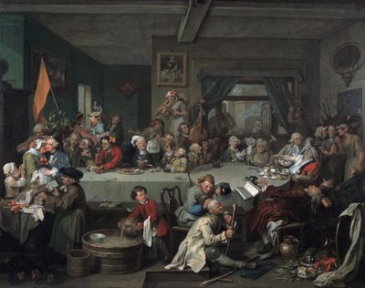 Un divertissement électoral, 1755 - William Hogarth