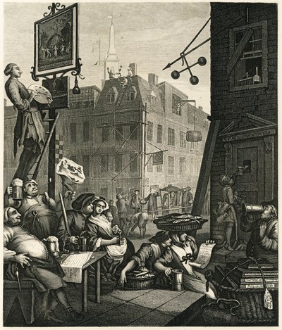 Rue de la Bière, 1751 - William Hogarth