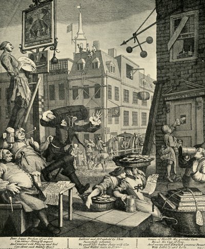 Beer Street, 1751, 1925 - William Hogarth