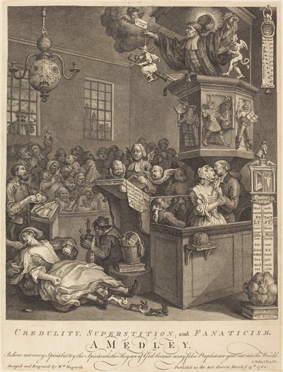 Crédulité, superstition et fanatisme - William Hogarth