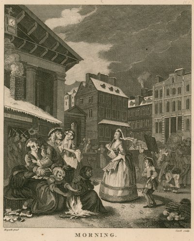 Matin à Covent Garden, Londres - William Hogarth