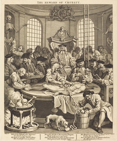 La récompense de la cruauté - William Hogarth