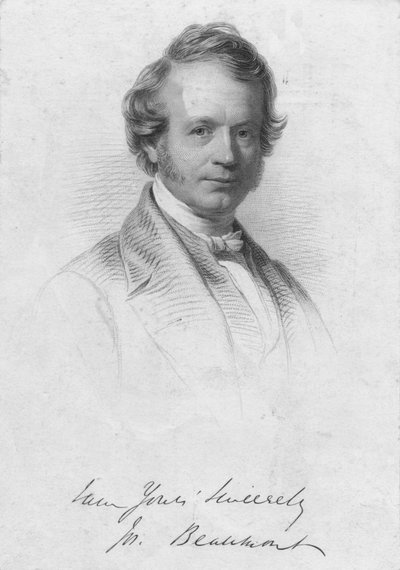 Joseph Beaumont, milieu du 19ème siècle - William Holl