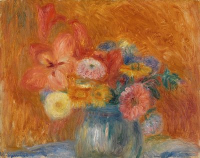 Bol vert de fleurs - William James Glackens