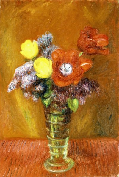 Lilas et tulipes - William James Glackens