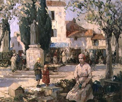 La place du marché - William Lee Hankey