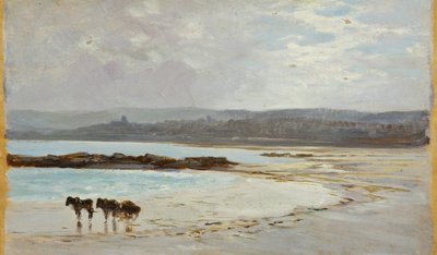 Plage à Marée Basse : Soir - William Matthew Hale