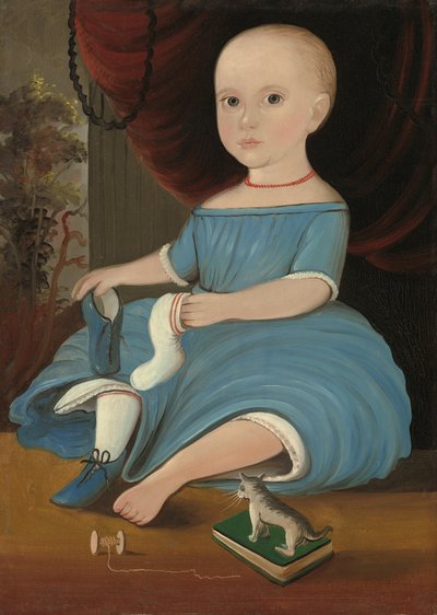 Bébé en bleu, vers 1845 - William Matthew Prior