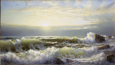 Au large du Connecticut, Newport - William Trost Richards