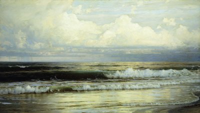 Nuages ensoleillés et mer, 1897 - William Trost Richards