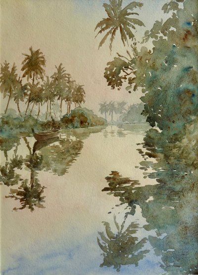 693 Backwaters - avant le lever du soleil - Wilson Clive