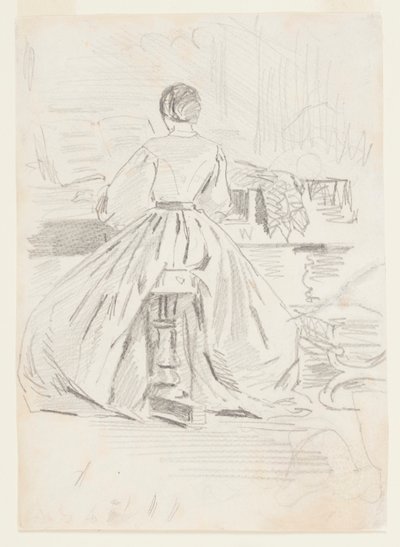 Femme au piano - Winslow Homer