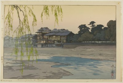 Kamogawa à Kyoto - Yoshida Hiroshi