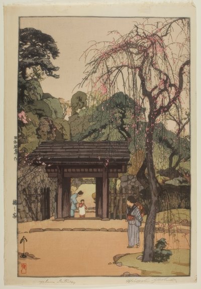 Porte des pruniers - Yoshida Hiroshi