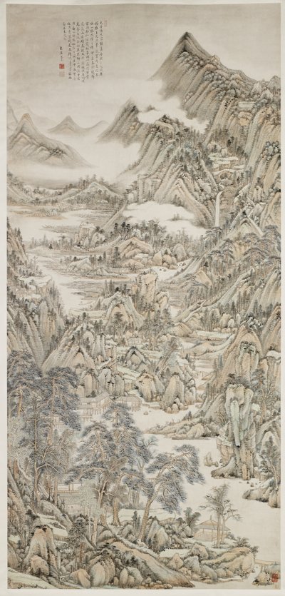 Paysage après Huang Gongwang - Yu Wang