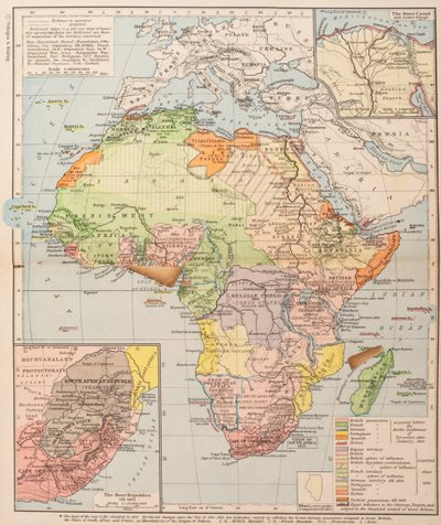 Carte montrant le partage de l