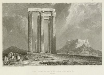 Le Temple de Jupiter Olympien, Athènes - after C. Stanfield