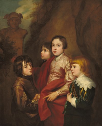 Groupe de Quatre Garçons - after Sir Anthony van Dyck