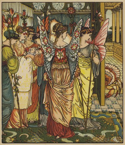 Apparition du crabe féerique - after Walter Crane