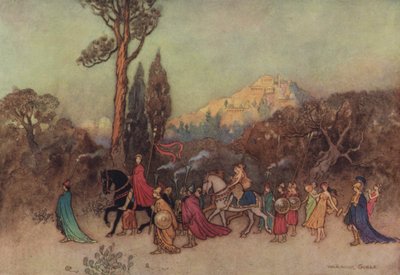 Le Conte du Chevalier - after Warwick Goble