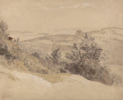 Boxhill - attributed to Samuel Palmer