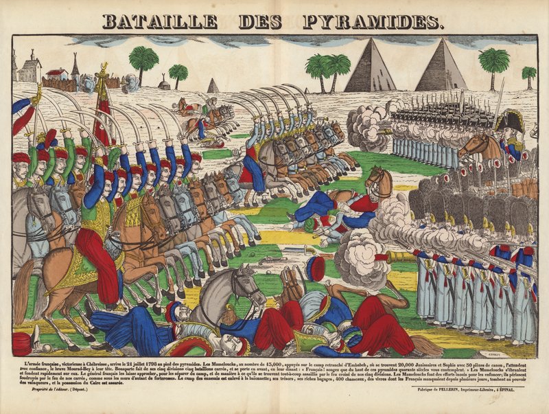 Bataille des Pyramides - French School