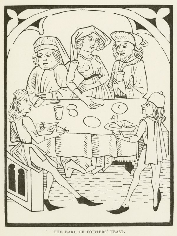 Le festin du comte de Poitiers - (after) English School
